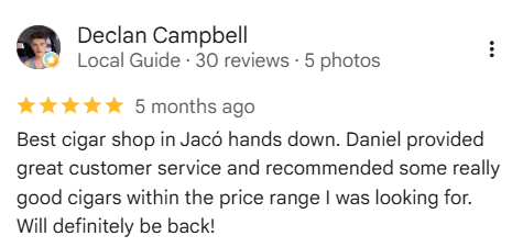 Google review screenshot