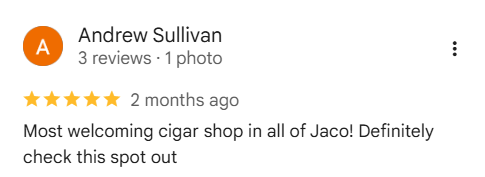 Google review screenshot
