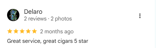 Google review screenshot