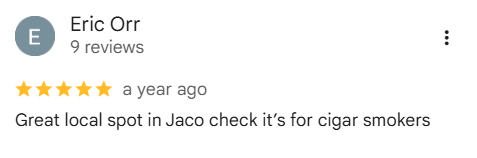 Google review screenshot