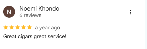 Google review screenshot