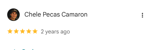 Google review screenshot
