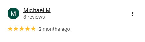 Google review screenshot